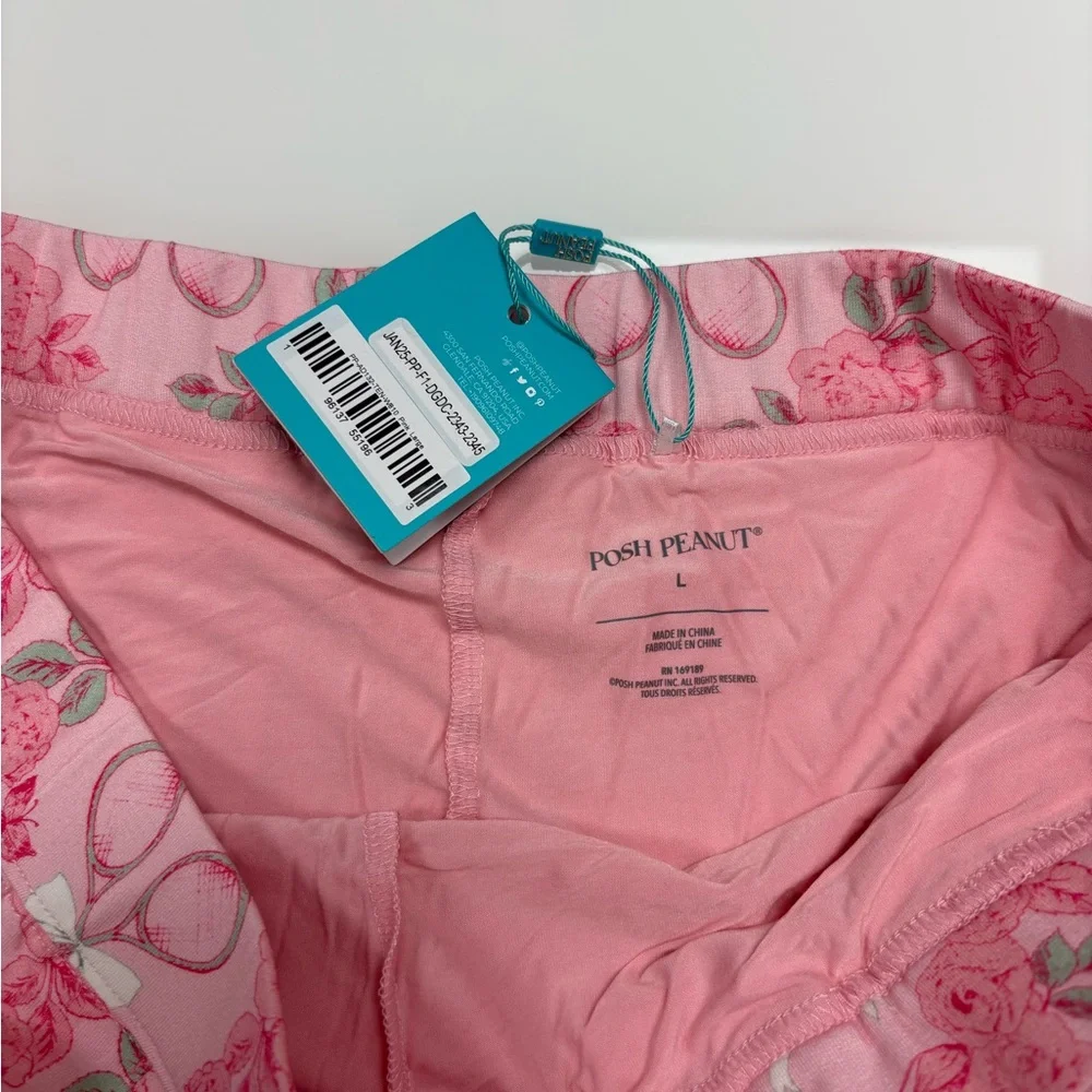 Posh Peanut Pink and White Floral Mini pleated Skirt - Picture 3 of 4